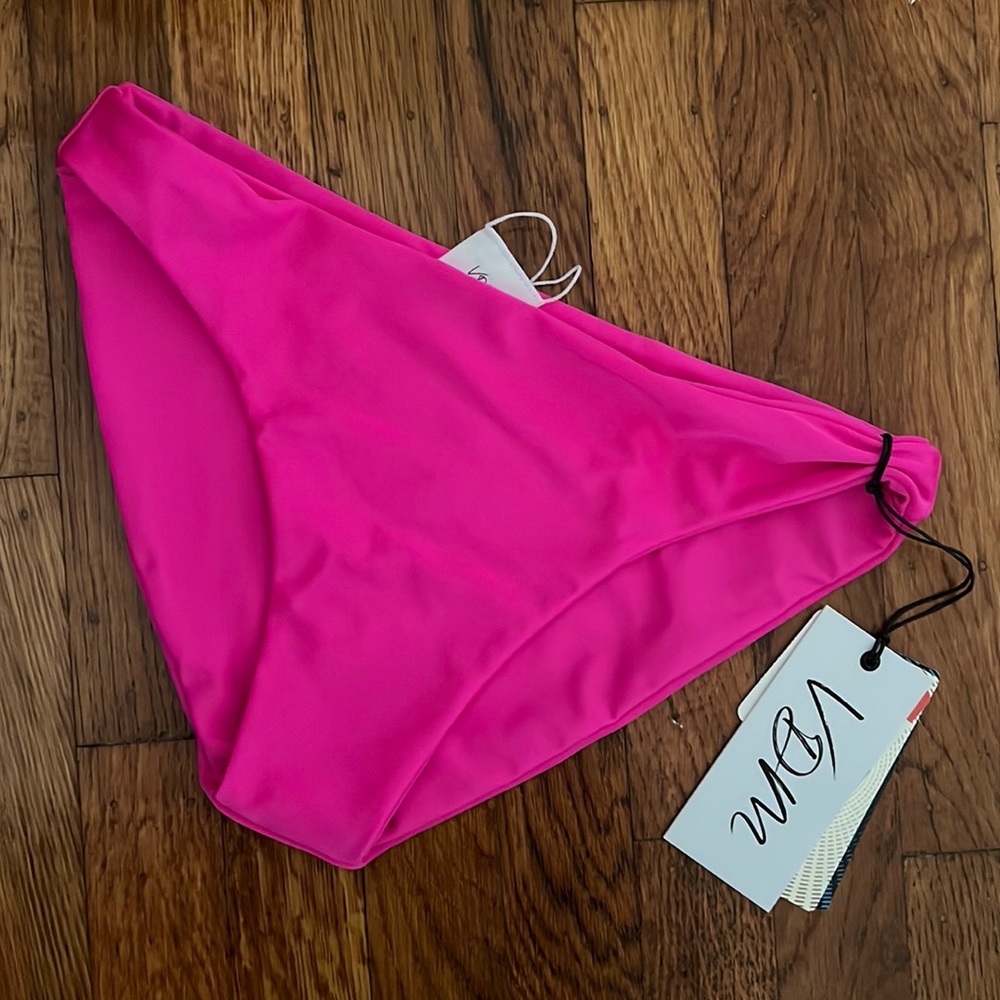 VDM The Label hubba bubba pink bikini bottoms